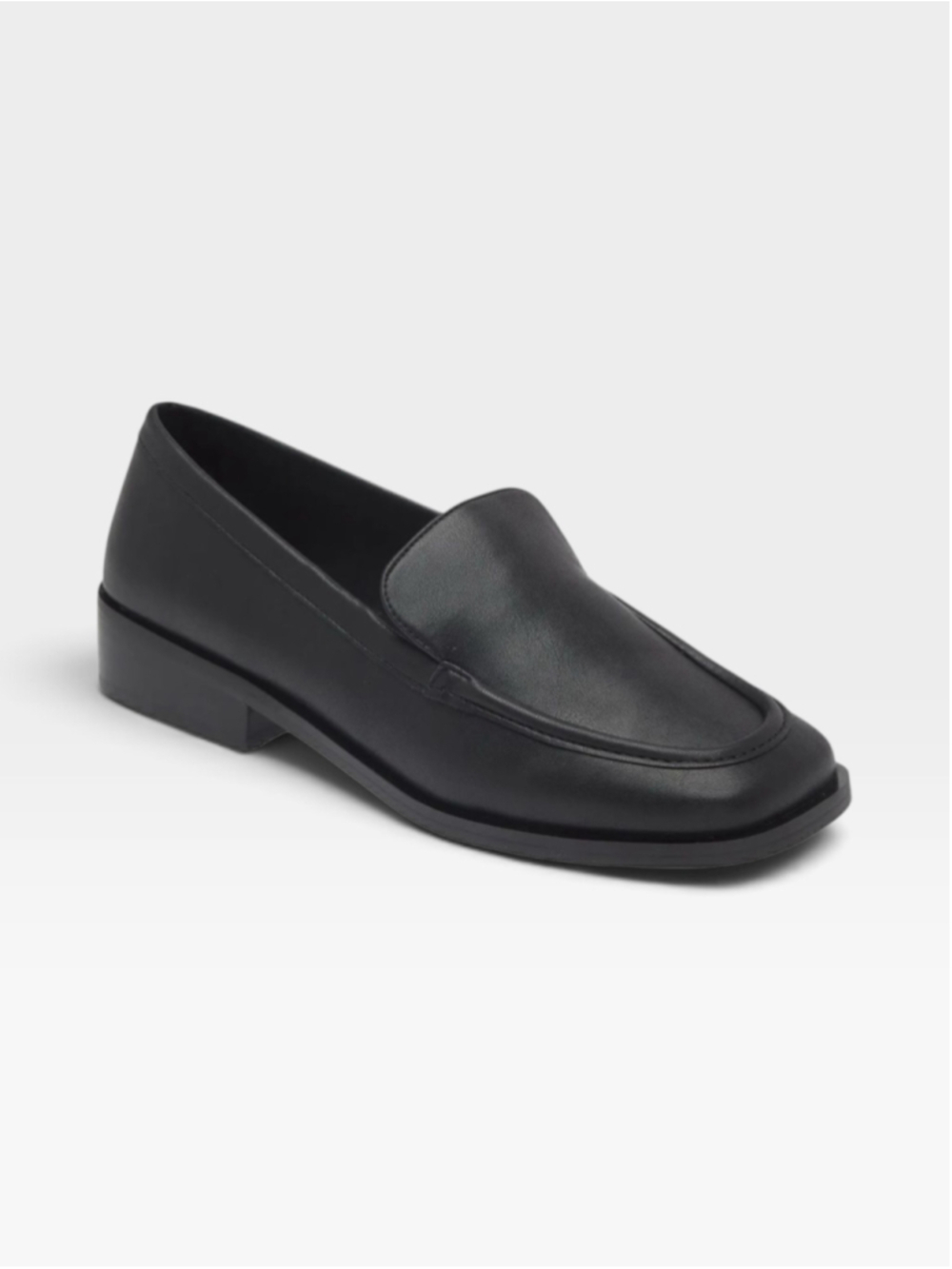 OPEN EDIT Blayke Loafer In Black Faux Leather Size 6.5 NEW
